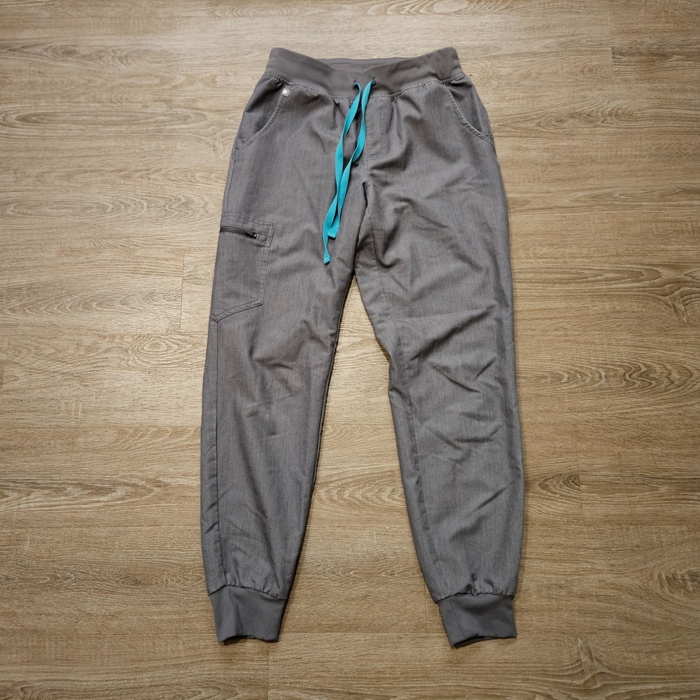 FIGS‎ Zamora Jogger Scrub Pants Women's Small Gray Medical Uniform PO 5700